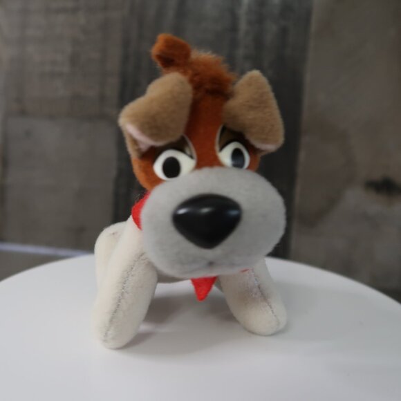 Dodger Dog Oliver & Company 1988 McDonalds Toy Small Plush Walt Disney - Picture 1 of 6